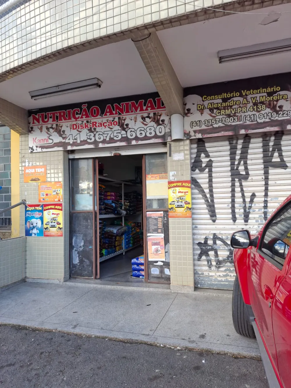 Fachada da loja Nutrição Animal em Colombo/PR